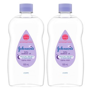 존슨즈베이비 베드타임 오일, 500ml, 2개