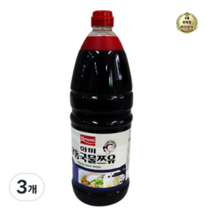 화미 우동국물쯔유 15배, 2kg, 3개