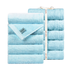 캘리코튼 먼지없는 호텔 수건 40수 수피마 타올 세트 - 스노클 블루, 1개