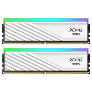 ADATA DDR5-6000 CL30 LANCER BLADE RGB 화이트 패키지 서린 (32GB(16Gx2)), 1개, 6000 CL30 LANCER BLADE