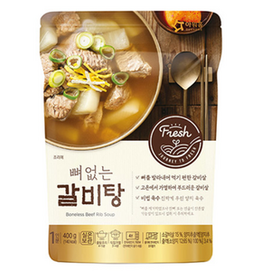 [아워홈] 뼈없는 갈비탕 400g, 10개