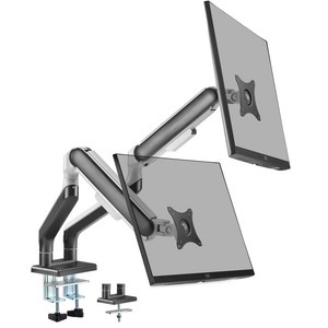 ETHU 모니터암 듀얼 싱글 초고중량 17~35인치 하중 15kg, Black2, 1개