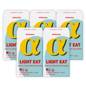 다이어트바이바이 라이트잇 알파CD 알파시클로덱스트린 제로파우더 14p, 5개, 42g