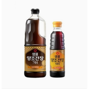 샘표 양조간장 701 1.7L + 501 500ml, 1세트, 2.2L