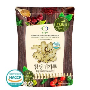 푸른들판 국산 참당귀 분말 100% 당귀 뿌리 가루 차 파우더 HACCP 인증, 1개, 500g