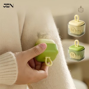 [1+1]JEN롤픽 물 세척 가능한 미니 돌돌이 반려돌물 털 제거기, 1세트