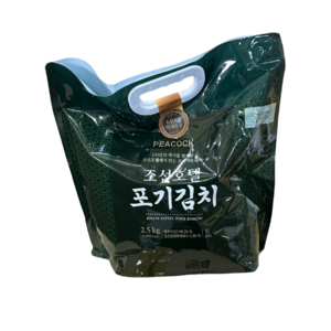 피코크 조선호텔 포기김치 2.5kg 2.5kg, 일반포장 동절기만, 1개