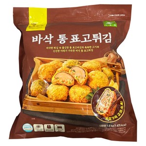 코스트코 사옹원 바삭 통표고튀김 1.5kg /냉동 전 명절 제사 반찬, 1개