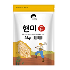 엉클탁 국산 현미, 4kg, 1개