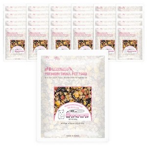 로라펫 애니멀 파크 혼합 햄스터 사료, 600g, 25개