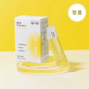 [공식판매처]퓨어랩스 골든핏 바이탈밸런스 코엔자임큐텐 마시는 코큐텐 코엔자임큐텐, 1개, 15회분