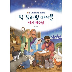 빅 컬러링 바이블: 아기 예수님:아이에게는 풍부한 상상력을! 어르신에게는 삶의 활력을!, 겨자씨, 신은미 그림