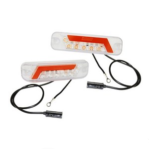 LED 면발광 사이드 램프 24V 화물차/추레라/샷시/측면등/옆면등/차폭등] (22952CA), 조수석, 1개