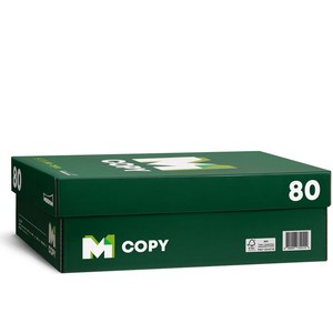 MCOPY 80gsm 복사용지, A3, 1250개