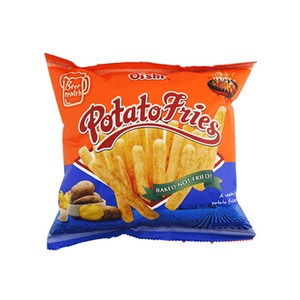 Oishi Potato Fries Barbecue Flavor 오이쉬 포테이토 바베큐, 50g, 1개