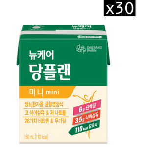 [대상웰라이프] 뉴케어 당플랜 미니(150mlx30팩) 1박스, 30개, 150ml