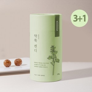 바라기 약쑥캔디 지관통 3+1 540g, 4개, 135g