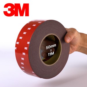 쓰리엠(3M) 아크릴 양면테이프 대용량 11m*50mm, 3M양면테이프 11M