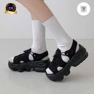 나이키 에어 코코 샌들 여성 우먼스 여름 키높이 우먼스 블랙 에어맥스 통굽 슬리퍼 운동화 + Gooming LIfe 파우치 증정