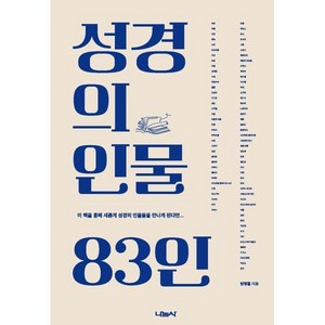 성경의 인물 83인, 나눔사, 방영철