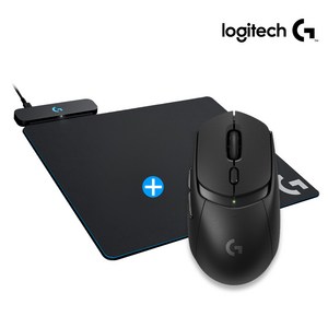 로지텍코리아 G309 LIGHTSPEED + POWERPLAY SET 무선 게이밍 마우스 충전패드, G309 블랙 + 파워플레이 패드