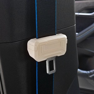 카프트 그랑 콜레오스 호환 안전벨트 클립 커버 기스방지 용품, 1개, 아이보리