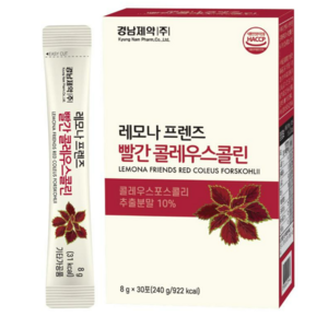 경남제약 레모나프렌즈 빨간콜레우스콜린, 240g, 1개