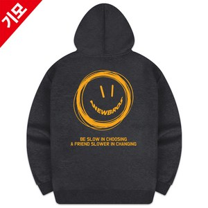 [당일출고] 스마일링 기모 후드티 후드 후디 빅사이즈 남자여성 ZAID_0002