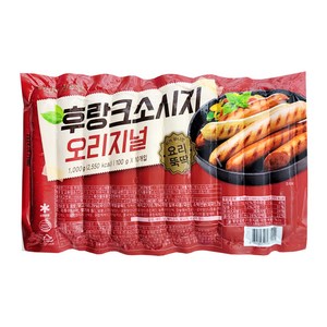 [냉동]진주 후랑크소시지 오리지널1kg, 1kg, 1개