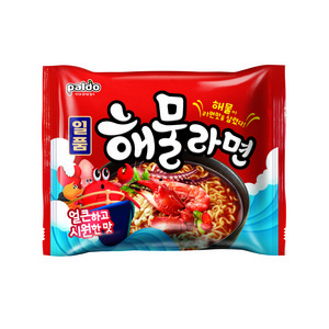 팔도일품 해물라면 115g, 5개