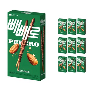 빼빼로 아몬드, 37g, 10개