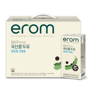 이롬 황성주 박사의 국산콩 두유 검은콩 고칼슘, 190ml, 24개