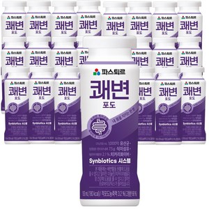 (대영) 파스퇴르 쾌변 요구르트 포도, 150ml, 24개