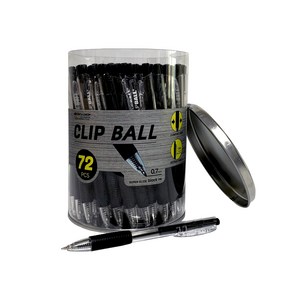 포인트라인 클립볼펜 72ct
