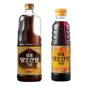 샘표 양조간장 701 1.7L+501 500ml, 1.7L, 1세트