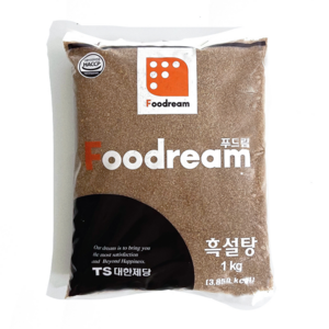 대한제당 푸드림 흑설탕 1kg, 4개