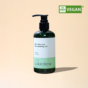 라이크듀 알로에베라 듀 수딩젤 알로에 알로에겔 임산부 신생아 아기 태열 땀띠 가려움 몸가려움, 250g, 2개