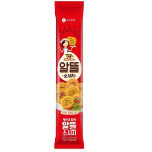 롯데푸드 롯데햄 알뜰 소시지, 650g, 4개