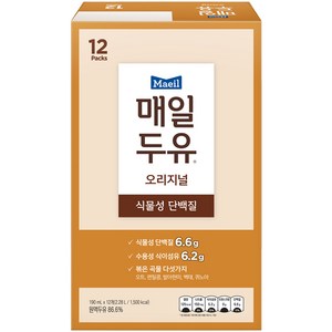 매일두유 식이섬유, 190ml, 12개