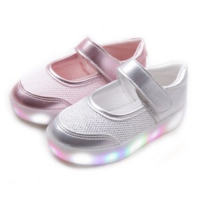 풋풋 루카 LED 메쉬 메리제인 슬립온 스니커즈 아동단화