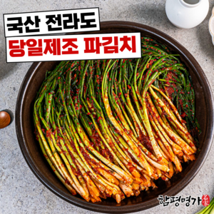 [함평명가] 100% 국산 당일제조 쪽파김치 전라도 파김치, 1개, 1kg