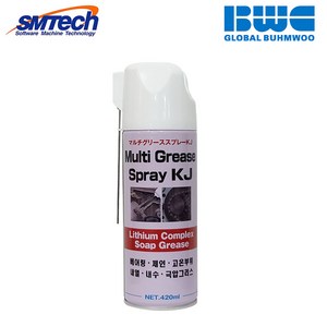 [에스엠테크] 범우 뿌리는 그리스 스프레이 캐이제이 420ml MULTI GREASE SPRAY KJ, 1개