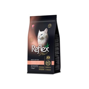 Reflex 고양이 플러스 안티헤어볼 건식사료, 연어, 1.5kg, 1개