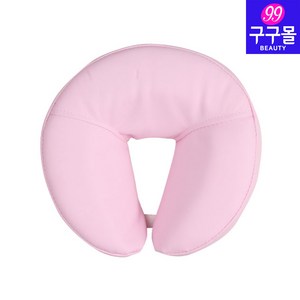 [구구몰] 얼굴베개(메모리폼)고정밴드타입 경락베개 마사지베개 마사지샵베개 메모리폼베개, 30128. 핑크, 1개