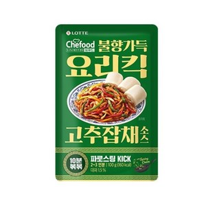 롯데 쉐푸드 요리킥 고추잡채 소스, 100g, 2개