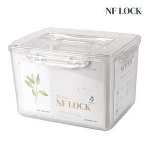 NF LOCK 엔에프락 밀폐용기 트라이탄 김치통 2호 12L (엑스트라라지 2호), 1개