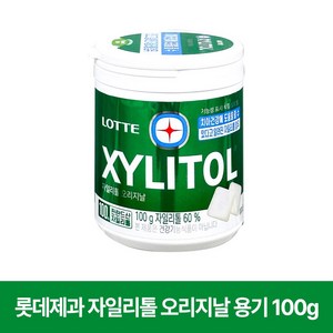 롯데자일리톨 오리지날, 100g, 1개