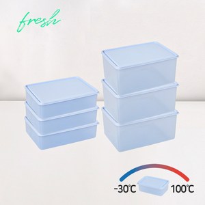 내풀로 프레쉬 냉장고 냉동실 정리 밀폐용기 2300ml+3800ml 3개 세트, 1개
