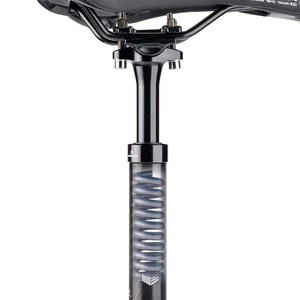 GEWAGE 서스펜션 시트포스트 자전거 쿠션 안장봉, 27.2mm, 27.2mm