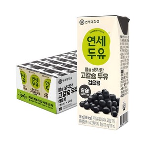 연세두유 뼈를 생각한 고칼슘 검은콩, 190ml, 24개